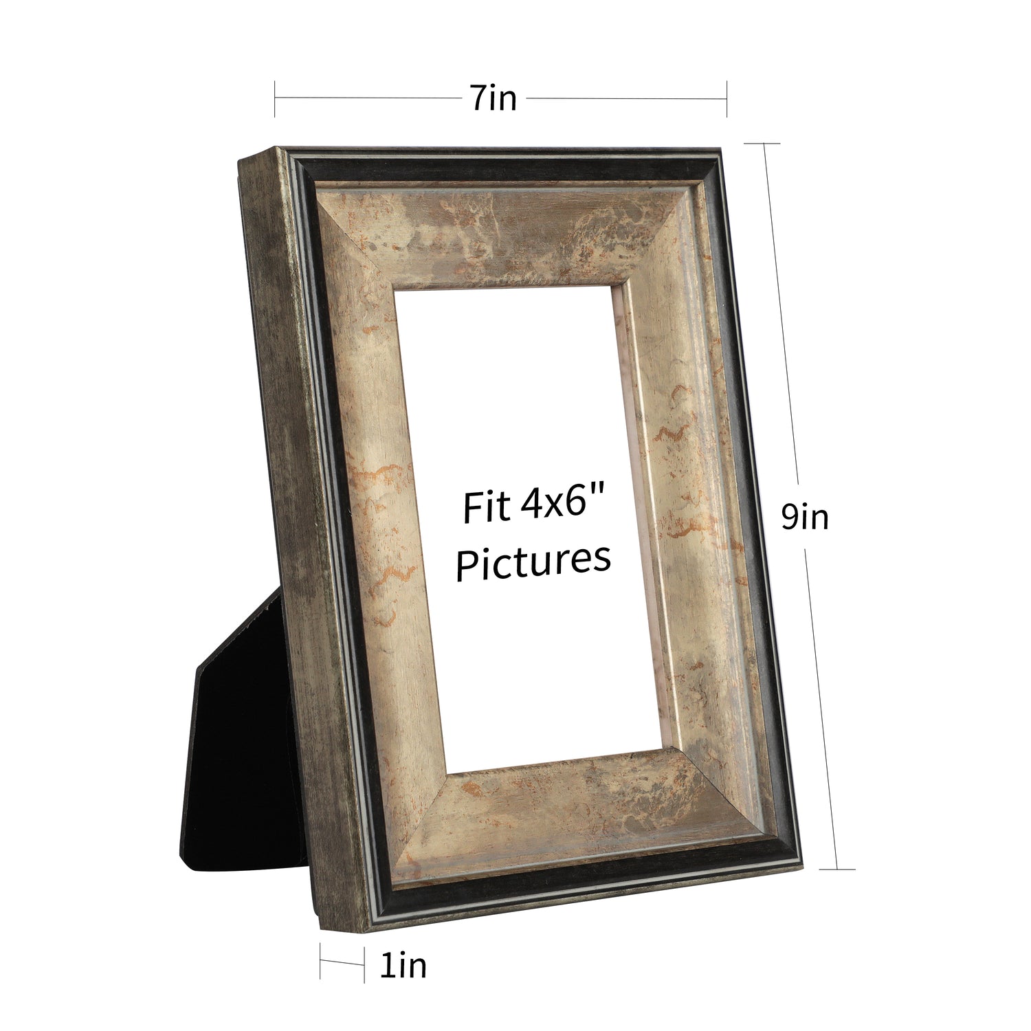 BeneFrame Handmade Vintage Wood Picture Frame - 4x6  - CLA17 –