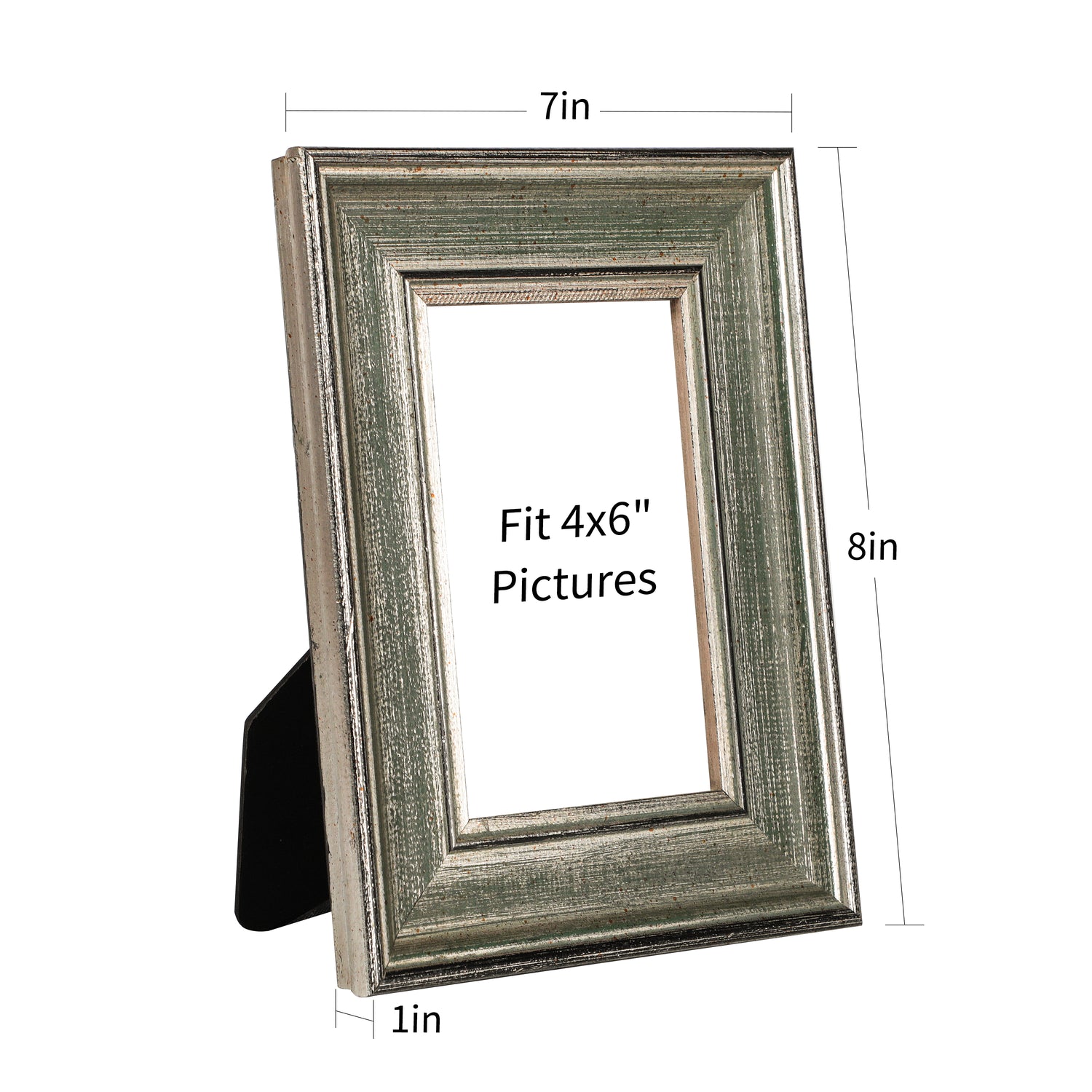 Brown PECAN SLANT Distressed 4x6 Wood frame by Pinnacle® - Picture Frames,  Photo Albums, Personalized and Engraved Digital Photo Gifts - SendAFrame